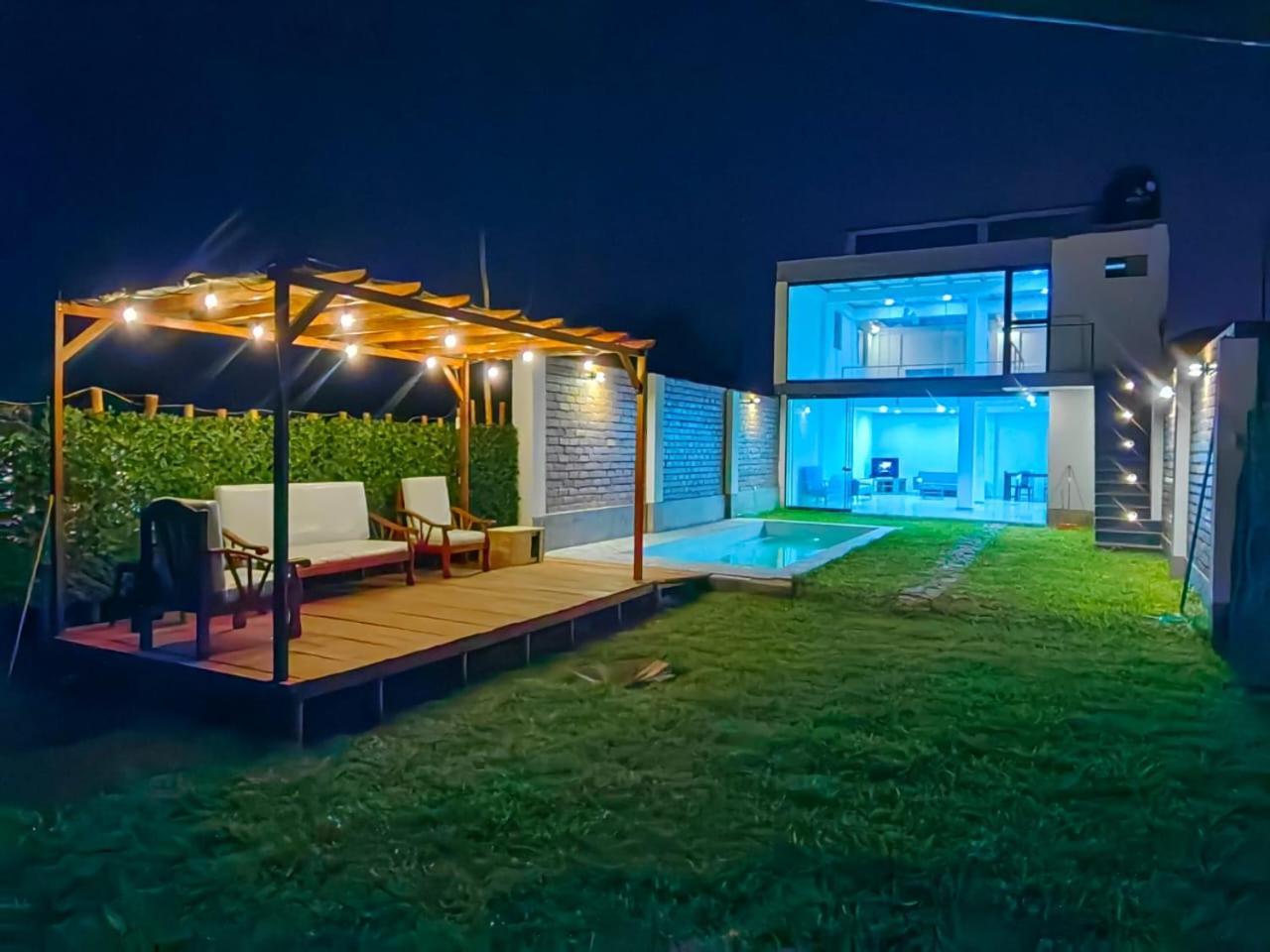 Villa Casa De Playa Con Piscina Ancon Exterior foto